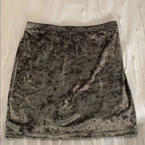 Gorgeous green velvet skirt